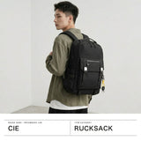 CIE リュック メンズ レディース シー バッグ おしゃれ 防水 バック カジュアル ブランド 通勤 通学 バックパック かっこいい デイパック PC収納 15inch ファスナー 18L A4 B4 ARISE BACKPACK -01 202500