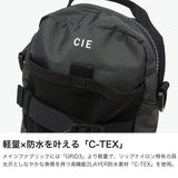 CIE ショルダーバッグ メンズ レディース 斜めがけバッグ ブランド ナイロン シー バッグ ミニショルダー 小さめ 軽い 軽量 斜めがけ かっこいい 耐久性 防水 日本製 GRID-0 BOTTLE MINI SHOULDER BAG (S) 032667