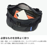 CIE ウエストバッグ ボディバッグ メンズ レディース シー バッグ ブランド 小さめ 軽い カジュアル スポーティ ヨコ型 防水 斜め掛け ナイロン アウトドア ジョギング 日本製 2WAY GRID-0 WAIST PACK 032669