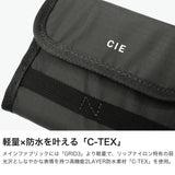 CIE 三つ折り財布 メンズ レディース 財布 ブランド コンパクト シー ミドルウォレット オシャレ 小銭入れあり 外側 薄い 防水 撥水 軽量 使いやすい おしゃれ 日本製 GRID-0 GRID0 MIDDLE WALLET (01) 032601