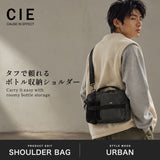 CIE ショルダーバッグ メンズ レディース 斜めがけ バッグ ブランド ナイロン ボトルポケット シー タブレット 斜め掛け ショルダー 防水 日本製 軽い 耐久性 B5 GRID-0 BOTTLE SHOULDER BAG (L) 032668