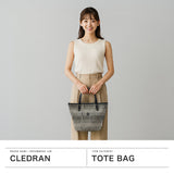 クレドラン トートバッグ レディース 小さめ ブランド CLEDRAN バッグ 上品 ナチュラル 大人 かわいい 大人可愛い 持ち手 革 綿麻 小花 柄 おしゃれ 丈夫 A5 HAND＆WORK FLOWER PATTERN TOTE CL-3770