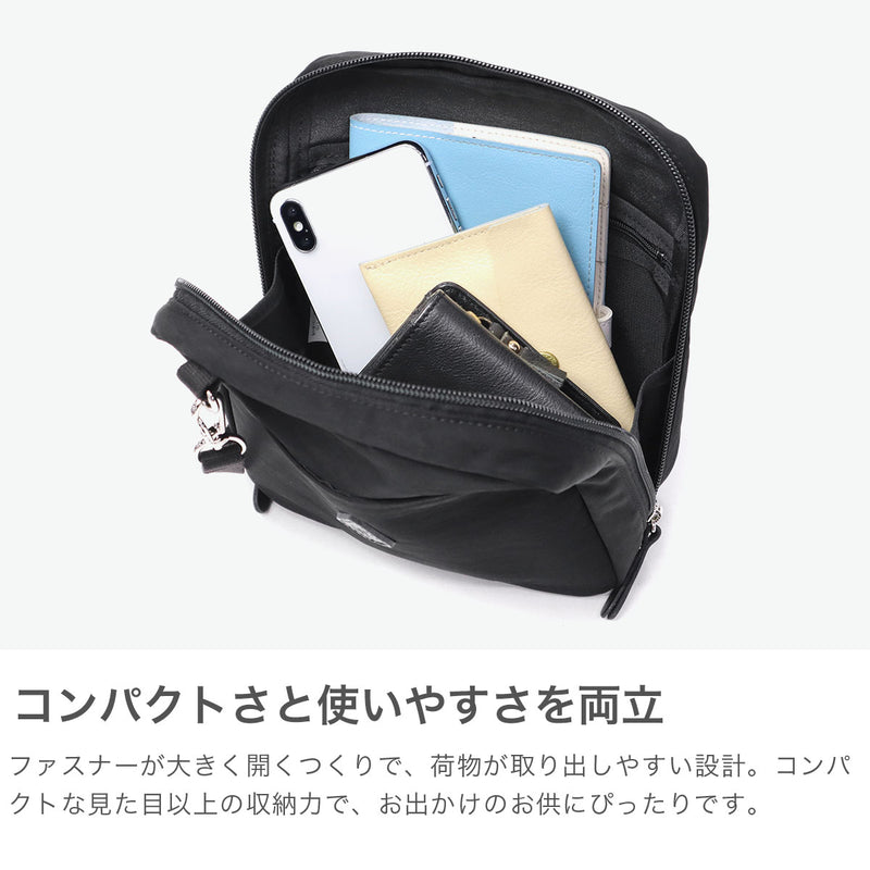 クレドラン ショルダーバッグ レディース ブランド 軽量 小さめ ミニ CLEDRAN 斜めがけ 大人 上品 おしゃれ かわいい きれいめ ナイロン コンパクト バッグ カジュアル 黒 日本製 CHEVA POCKET SHOULDER CL-3861