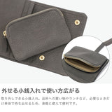 クレドラン 二つ折り財布 レディース 札 小銭 ブランド CLEDRAN 財布 かわいい 本革 革 レザー 牛革 大人 日本製 小さい 二つ折り 小さめ 小銭入れ 折り財布 ノーヴェ NOUVE WALLET M CL-3955