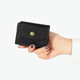 クレドラン 三つ折り財布 レディース ブランド 革 かわいい CLEDRAN 財布 本革 三つ折り ミニ 折り財布 レザー 革財布 コンパクト カードケース 小さめ 小銭入れ 上品 日本製 ARCH CASSETTE MINI WALLET CL-3976