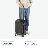 【公認販売店】 コールマン スーツケース 機内持ち込み Sサイズ Coleman フロントオープン キャリーケース 旅行 出張 37L 3～4泊 TSA TSロック 双輪 4輪 小型 FLAP フロントオープンジッパーキャリーS 60005