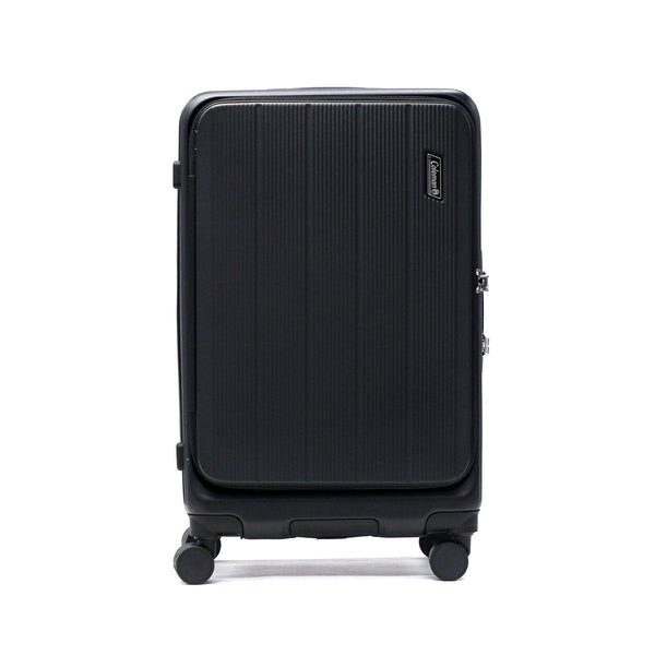 【公認販売店】 コールマン スーツケース 大容量 Coleman フロントオープン Mサイズ キャリーケース 旅行 出張 60L 5～6泊 TSA TSロック 双輪 4輪 FLAP フロントオープンジッパーキャリーM 60006