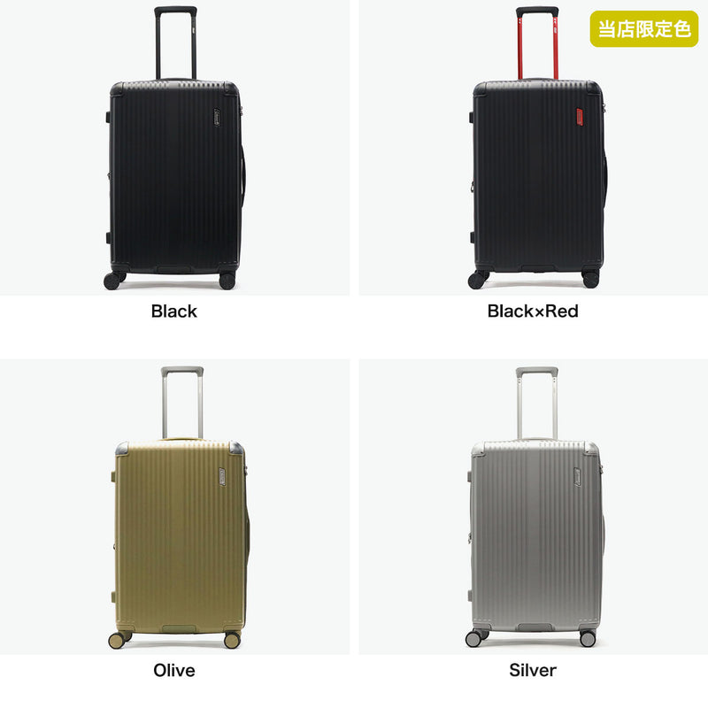 【公認販売店】 コールマン スーツケース Lサイズ Coleman キャリーケース 大容量 拡張 旅行 9～11泊 長期 海外旅行 双輪 91L 101L メンズ レディース ALMITE 60004