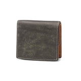 コルボ 二つ折り財布 メンズ レディース 本革 CORBO. 財布 日本製 ブランド 大人 札 小銭 小銭入れあり 小さめ 小さい コンパクト 革 レザー 牛革 プエブロ SLATE PUEBLO スマートウォレット 1LN-1714