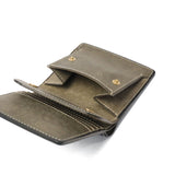 コルボ 二つ折り財布 メンズ レディース 本革 CORBO. 財布 日本製 ブランド 大人 札 小銭 小銭入れあり 小さめ 小さい コンパクト 革 レザー 牛革 プエブロ SLATE PUEBLO スマートウォレット 1LN-1714