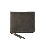 コルボ 二つ折り財布 メンズ レディース 本革 CORBO. 財布 日本製 ブランド 大人 札 小銭 小銭入れあり 小さめ 小さい コンパクト 革 レザー 牛革 プエブロ SLATE PUEBLO L字ファスナーコンパクト財布 1LN-1716