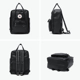 コンバース リュック レディース メンズ CONVERSE バックパック ブランド カジュアル きれいめ かわいい おしゃれ 上品 2WAY ハンドル付き お出かけ スクエア型 B4 CV RETRO PU LEATHER SCHOOL BACKPACK 81932900