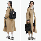 コンバース リュック レディース メンズ CONVERSE バックパック ミニリュック ブランド 小さめ かわいい おしゃれ 2WAY ハンドル付き お出かけ スクエア型 B5 CV RETRO PU LEATHER SCHOOL BACKPACK S 81933000