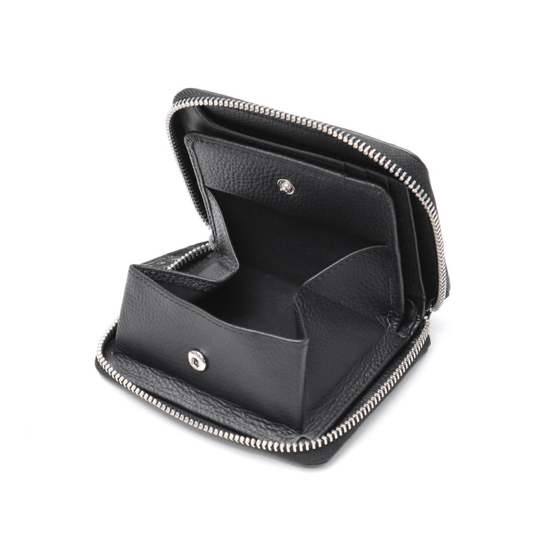 Creed Wallet Bifold Wallet Men's Women's Bifold Creed Bifold Brand Genuine Leather Leather Crocodile Zipper Box-shaped Coin Purse Stylish Adult Folding Wallet Coin Purse CROCODILE RF middle 456C142