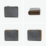 Creed Wallet Bifold Wallet Men's Women's Bifold Creed Bifold Brand Genuine Leather Leather Cowhide Stylish Adult Folding Wallet Coin Purse Adult Simple Compact SIBILLA middle 335C144N