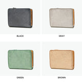 Creed Wallet Bifold Wallet Men's Women's Bifold Creed Bifold Brand Genuine Leather Leather Cowhide Stylish Adult Folding Wallet Coin Purse Adult Simple Compact SIBILLA middle 335C144N