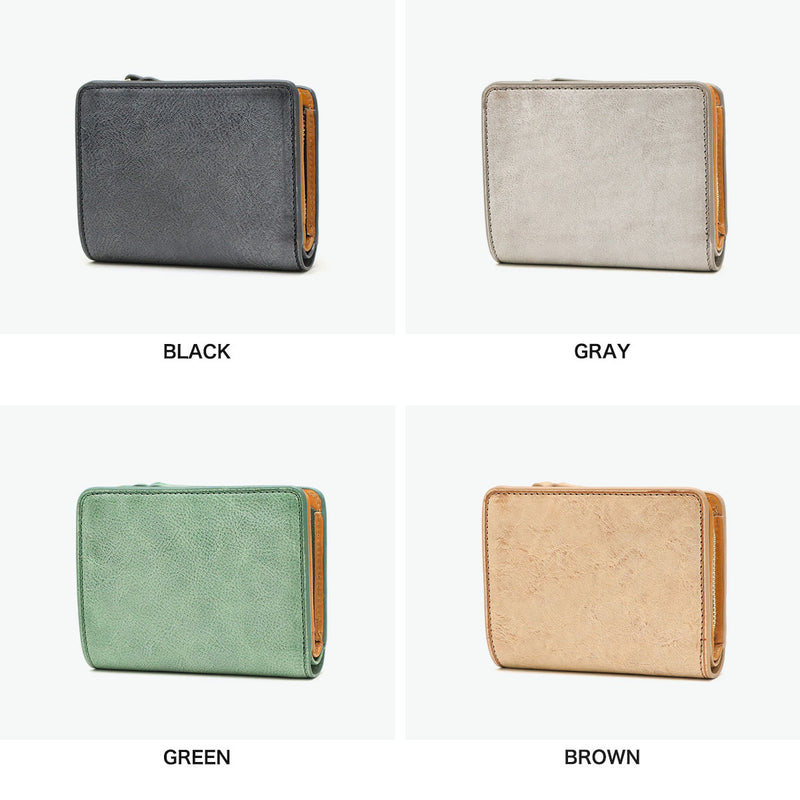 Creed Wallet Bifold Wallet Men's Women's Bifold Creed Bifold Brand Genuine Leather Leather Cowhide Stylish Adult Folding Wallet Coin Purse Adult Simple Compact SIBILLA middle 335C144N