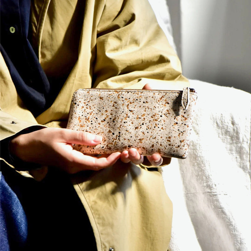 クルニー 長財布 財布 メンズ レディース L字ファスナー 薄い CRONY. 本革 革 ブランド スリム 薄型 日本製 L字ファスナー財布 L字 革財布 男性 女性 小銭入れあり MIKAGE HALF ZIP WALLET LARGE CRMK-04