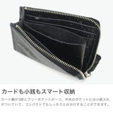 クルニー 財布 メンズ レディース CRONY. 本革 革 ブランド スリム 薄型 日本製 コンパクト ミニ ミニ財布 L字 革財布 男性 女性 小銭入れあり L字ファスナー 薄い MIKAGE HALF ZIP WALLET SMALL CRMK-05