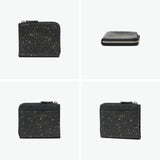 クルニー 財布 メンズ レディース CRONY. 本革 革 ブランド スリム 薄型 日本製 コンパクト ミニ ミニ財布 L字 革財布 男性 女性 小銭入れあり L字ファスナー 薄い MIKAGE HALF ZIP WALLET SMALL CRMK-05