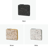 クルニー 財布 メンズ レディース CRONY. 本革 革 ブランド スリム 薄型 日本製 コンパクト ミニ ミニ財布 L字 革財布 男性 女性 小銭入れあり L字ファスナー 薄い MIKAGE HALF ZIP WALLET SMALL CRMK-05