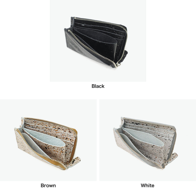 クルニー 財布 メンズ レディース CRONY. 本革 革 ブランド スリム 薄型 日本製 コンパクト ミニ ミニ財布 L字 革財布 男性 女性 小銭入れあり L字ファスナー 薄い MIKAGE HALF ZIP WALLET SMALL CRMK-05