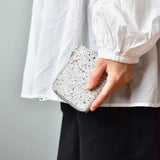 クルニー 財布 メンズ レディース CRONY. 本革 革 ブランド スリム 薄型 日本製 コンパクト ミニ ミニ財布 L字 革財布 男性 女性 小銭入れあり L字ファスナー 薄い MIKAGE HALF ZIP WALLET SMALL CRMK-05