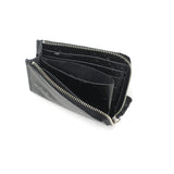 クルニー 財布 メンズ レディース CRONY. 本革 革 ブランド スリム 薄型 日本製 コンパクト ミニ ミニ財布 L字 革財布 男性 女性 小銭入れあり L字ファスナー 薄い MIKAGE HALF ZIP WALLET SMALL CRMK-05