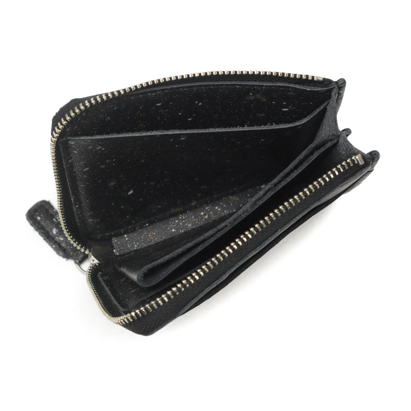 クルニー 財布 メンズ レディース CRONY. 本革 革 ブランド スリム 薄型 日本製 コンパクト ミニ ミニ財布 L字 革財布 男性 女性 小銭入れあり L字ファスナー 薄い MIKAGE HALF ZIP WALLET SMALL CRMK-05