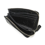 クルニー 財布 メンズ レディース CRONY. 本革 革 ブランド スリム 薄型 日本製 コンパクト ミニ ミニ財布 L字 革財布 男性 女性 小銭入れあり L字ファスナー 薄い MIKAGE HALF ZIP WALLET SMALL CRMK-05