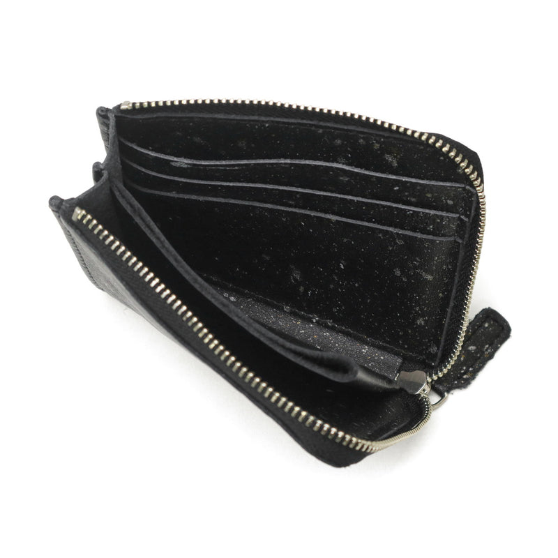 クルニー 財布 メンズ レディース CRONY. 本革 革 ブランド スリム 薄型 日本製 コンパクト ミニ ミニ財布 L字 革財布 男性 女性 小銭入れあり L字ファスナー 薄い MIKAGE HALF ZIP WALLET SMALL CRMK-05