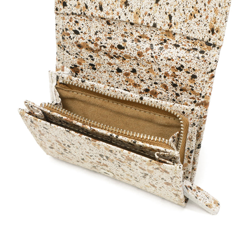 クルニー 財布 メンズ レディース 革 ブランド CRONY. コインケース 本革 牛革 二つ折り かぶせ 日本製 コンパクト ミニ ミニ財布 革財布 男性 女性 カード シンプル MIKAGE HALF ZIP WALLET SMALL CRMK-09