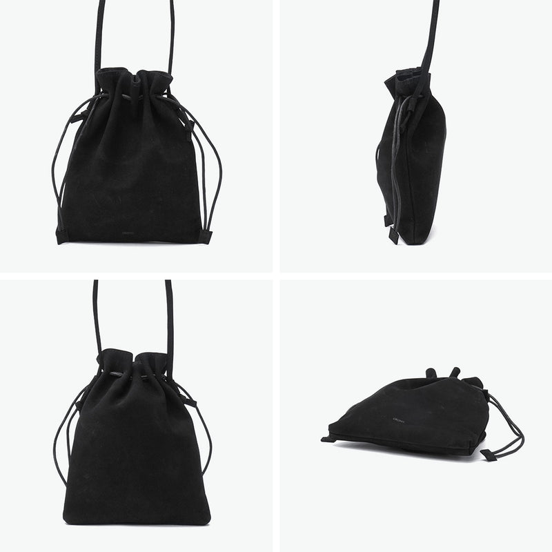 クルニー ショルダーバッグ メンズ レディース 斜めがけバッグ CRONY. 斜めがけ 小さめ 本革 革 牛革 ブランド 大人 軽量 軽い 巾着 縦 ミニショルダー バッグ 巾着ショルダー TATUM KINCHAKU SHOULDER CR-00132