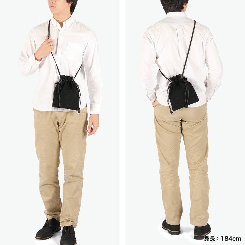 クルニー ショルダーバッグ メンズ レディース 斜めがけバッグ CRONY. 斜めがけ 小さめ 本革 革 牛革 ブランド 大人 軽量 軽い 巾着 縦 ミニショルダー バッグ 巾着ショルダー TATUM KINCHAKU SHOULDER CR-00132