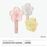 【180日保証】 ハンディファン 折りたたみ miffy ミッフィー 扇風機 充電式 可愛い かわいい USB コードレス おしゃれ 携帯扇風機 手持ち 自立式 花 ダイカットハンディファン 393-PXXP077