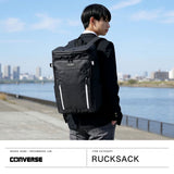 コンバース リュックサック メンズ レディース 大容量 軽量 CONVERSE ブランド カジュアル スポーツ 通学 中学生 高校生 部活 旅行 耐水 PC収納 デイパック A3 35L 16inch defend スクエアリュック 20143