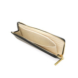 アンサ 長財布 レディース 薄い Ense 財布 ブランド 本革 L字ファスナー 軽量 軽い 革 レザー 山羊革 ゴートスキン L字 ファスナー 小銭入れ 日本製 L-zipper long wallet ew131