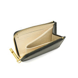 アンサ 財布 レディース Ense ブランド 本革 L字ファスナー 軽量 ミニ財布 コインケース 軽い 革 レザー 山羊革 ゴートスキン L字 ファスナー 小銭入れ 薄い ミニ コンパクト 日本製 L-zipper wallet ew130