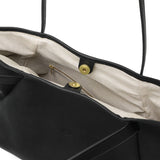 アンサ トートバッグ レディース 大きめ A4 Ense トート バッグ レザー ブランド 革 本革 通勤 通勤バッグ ビジネス 大容量 横 黒 ブラウン おしゃれ きれいめ シンプル 上品 Mサイズ 日本製 tote M ens205