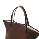 アンサ トートバッグ レディース 大きめ A4 Ense トート バッグ レザー ブランド 革 本革 通勤 通勤バッグ ビジネス 大容量 横 黒 ブラウン おしゃれ きれいめ シンプル 上品 Mサイズ 日本製 tote M ens205