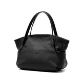 アンサ トートバッグ レディース ファスナー付き Ense トート バッグ レザー ブランド 小さめ 革 本革 自立 ハンドバッグ A5 黒 グレー おしゃれ マチ広め きれいめ イタリアンレザー tote mini ens202