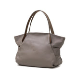 アンサ トートバッグ レディース ファスナー付き Ense トート バッグ レザー ブランド 小さめ 革 本革 自立 ハンドバッグ A5 黒 グレー おしゃれ マチ広め きれいめ イタリアンレザー tote mini ens202