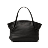 アンサ トートバッグ レディース ファスナー付き Ense トート バッグ レザー ブランド 小さめ 革 本革 自立 ハンドバッグ A5 黒 グレー おしゃれ マチ広め きれいめ イタリアンレザー tote mini ens202