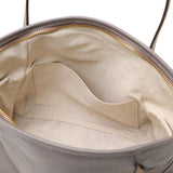 アンサ トートバッグ レディース ファスナー付き Ense トート バッグ レザー ブランド 小さめ 革 本革 自立 ハンドバッグ A5 黒 グレー おしゃれ マチ広め きれいめ イタリアンレザー tote mini ens202