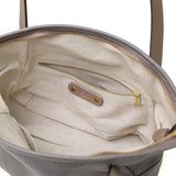 アンサ トートバッグ レディース ファスナー付き Ense トート バッグ レザー ブランド 小さめ 革 本革 自立 ハンドバッグ A5 黒 グレー おしゃれ マチ広め きれいめ イタリアンレザー tote mini ens202