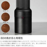 【正規品1年保証】 EPEIOS コーヒーミル 手動 エペイオス ステンレス刃 手挽き 挽き目 段階 調整 均一 ハンドグラインダー コンパクト 持ち運び 専用ケース付 バリスタ 監修 アウトドア Essence Go BG003