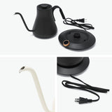 【正規品1年保証】 EPEIOS ケトル 電気 おしゃれ 温度調整 エペイオス 電気ケトル コーヒー 珈琲 ドリップ 紅茶 保温 タイマー機能 湯沸かし ポット シンプル 細口 900ml ドリップケトル ORIGINAL CP001