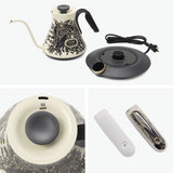 【正規品1年保証】 EPEIOS ケトル 電気 おしゃれ 温度調整 エペイオス 電気ケトル コーヒー 珈琲 ドリップ 色変化 保温 タイマー機能 湯沸かし ポット シンプル 細口 600mL LUX600 Designed CP005