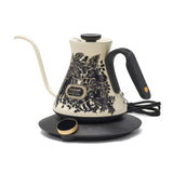 【正規品1年保証】 EPEIOS ケトル 電気 おしゃれ 温度調整 エペイオス 電気ケトル コーヒー 珈琲 ドリップ 色変化 保温 タイマー機能 湯沸かし ポット シンプル 細口 600mL LUX600 Designed CP005