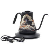 【正規品1年保証】 EPEIOS ケトル 電気 おしゃれ 温度調整 エペイオス 電気ケトル コーヒー 珈琲 ドリップ 保温 タイマー機能 浮世絵 詩 和柄 アート 細口 900ml ドリップケトル ORIGINAL Designed EK229